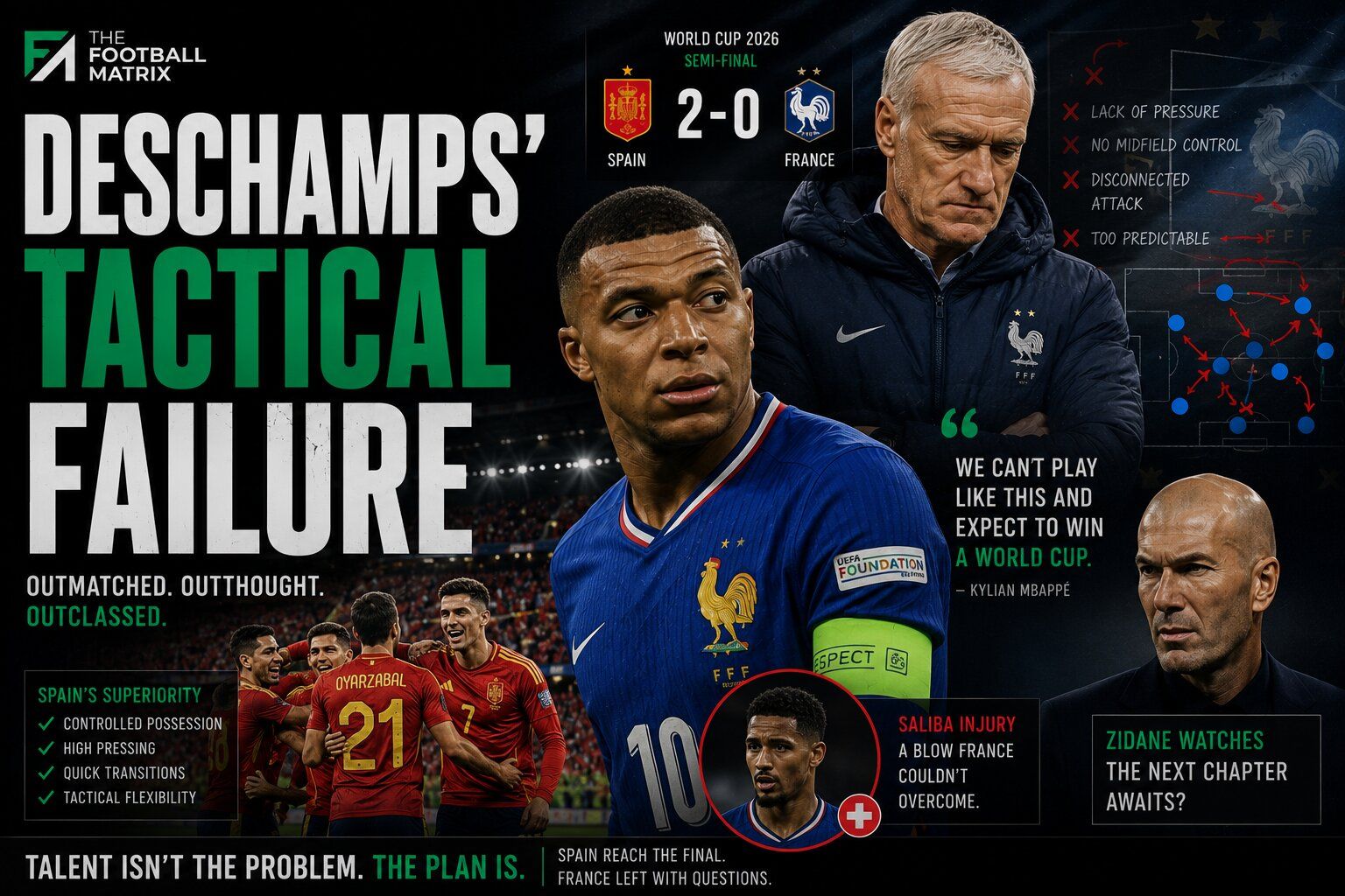 Spain Exposes Deschamps' Tactical Flaws in World Cup Semi...