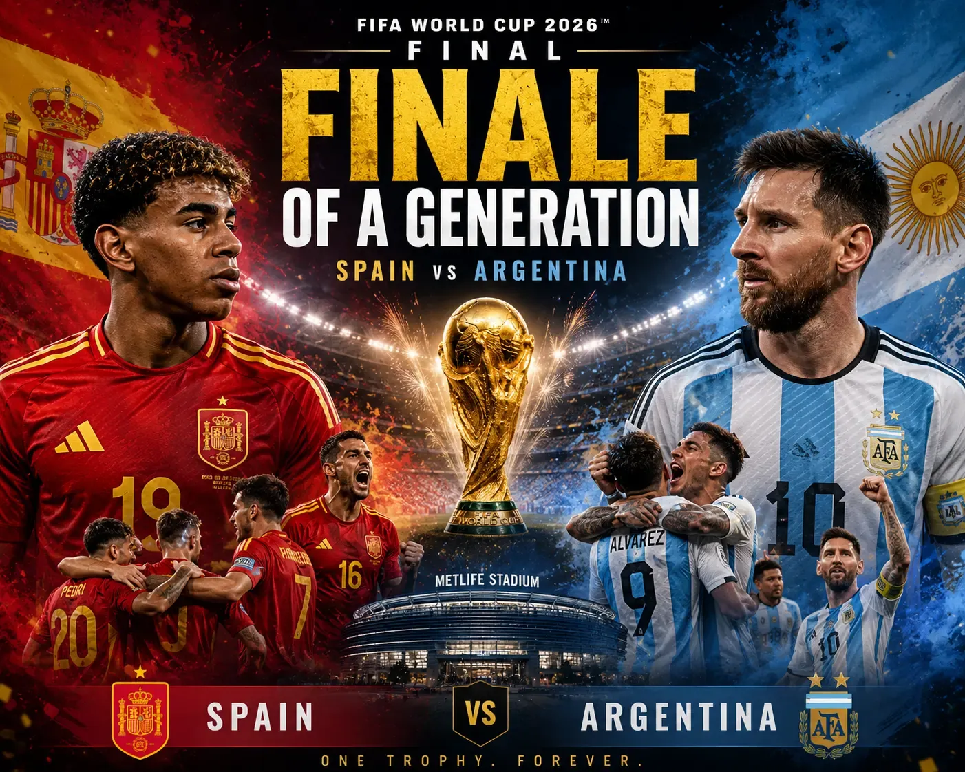 The Finale Of A Generation: Spain vs Argentina
