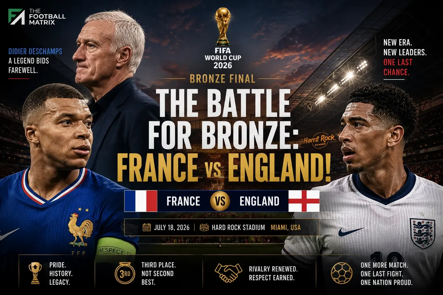 The Battle For Bronze: France vs England