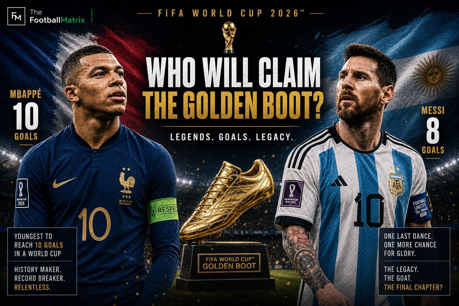 Mbappé Leads Golden Boot Chase Ahead of Messi's Final Match