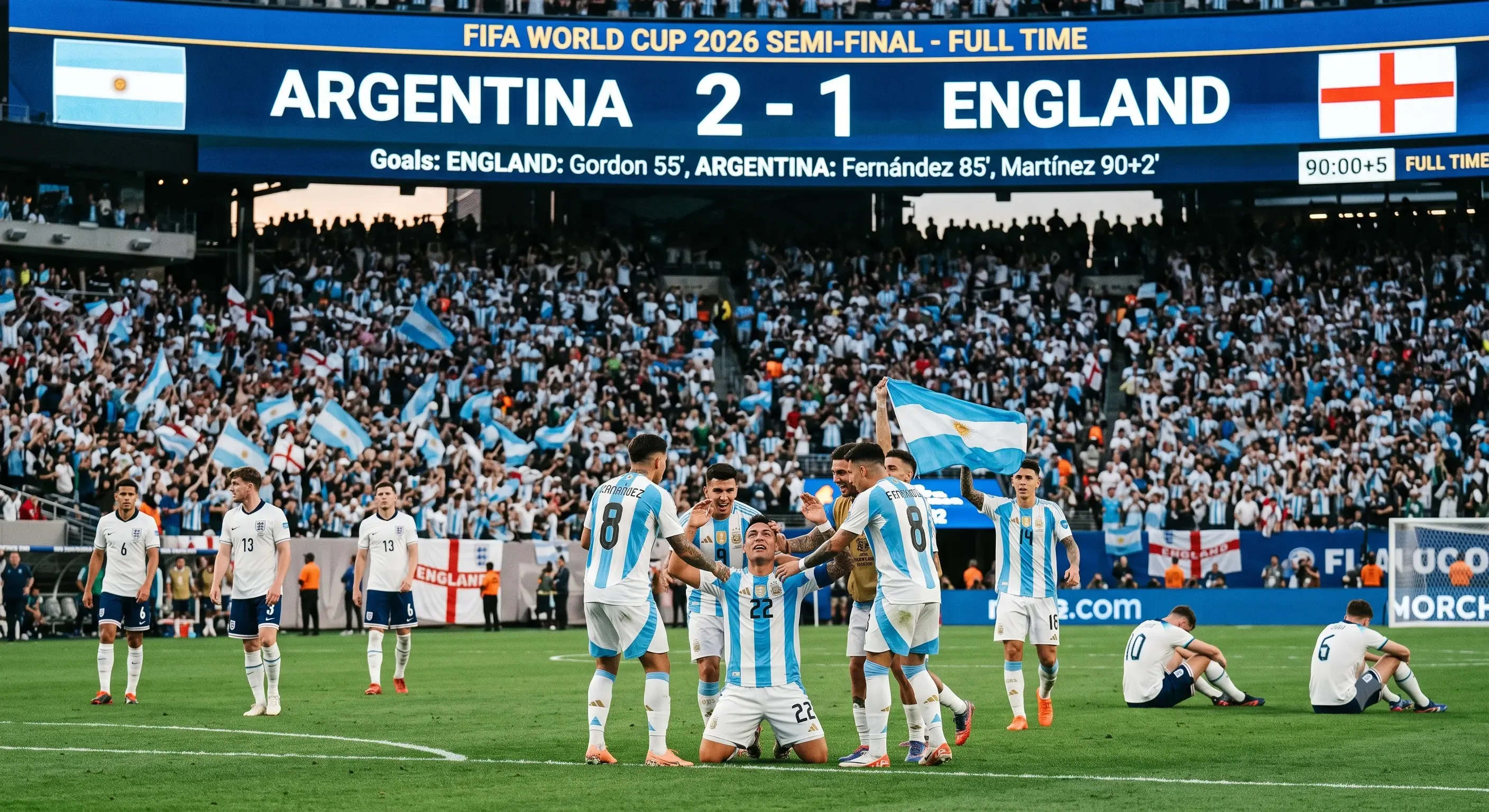 Messi Inspires Argentina's Comeback against England in WC Semi Final 2026