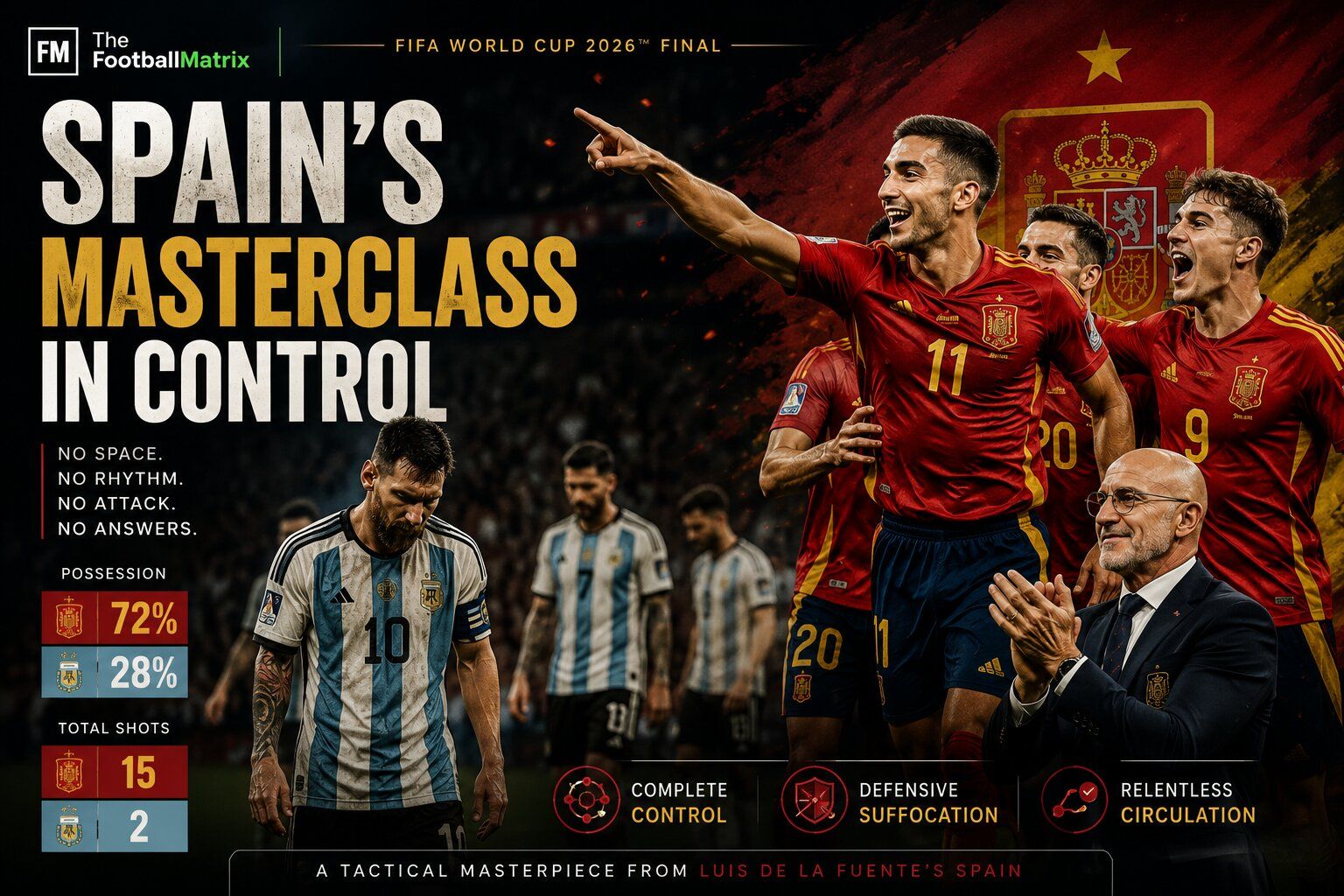 Spain's Tactical Masterclass in World Cup Final