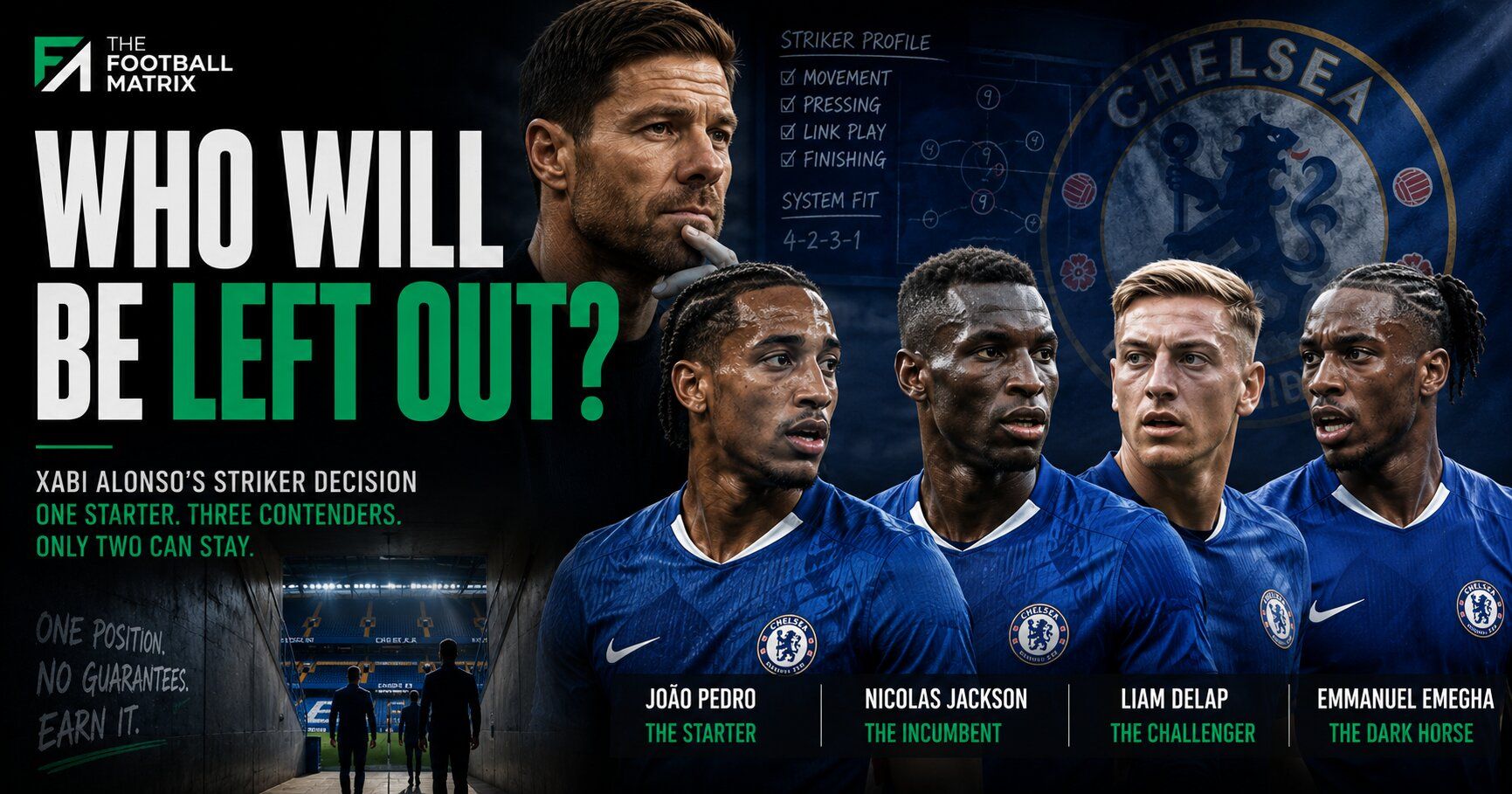 Chelsea Striker Puzzle: Who Will Xabi Alonso Sacrifice?